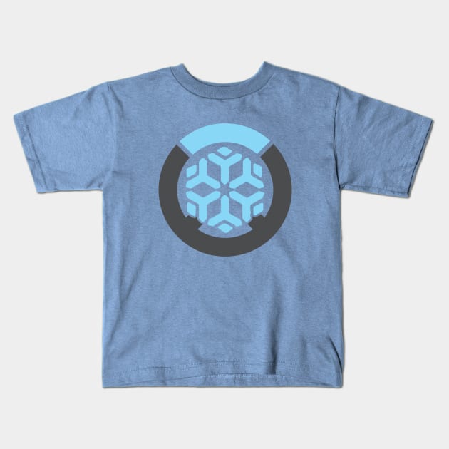 Mei Overwatch Logo Kids T-Shirt by MotherBoredom